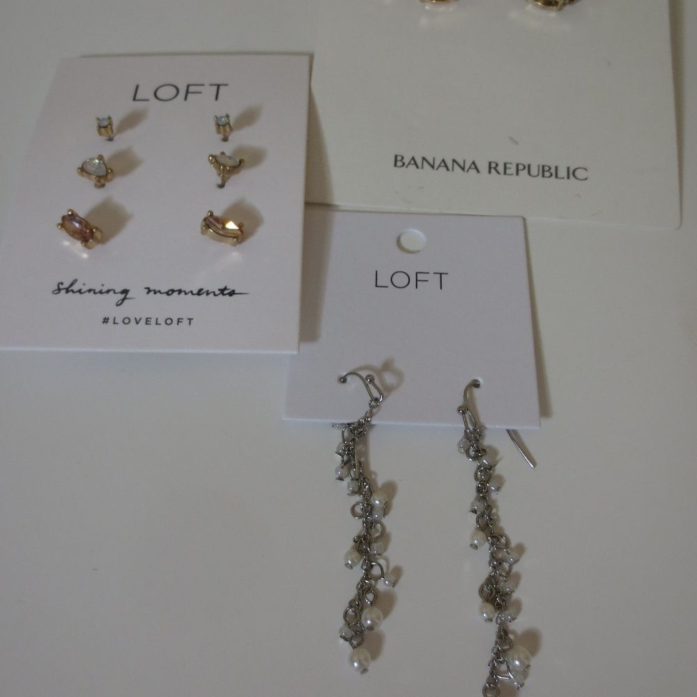 Ann taylor stud pearl earrings BR Callie Earrings